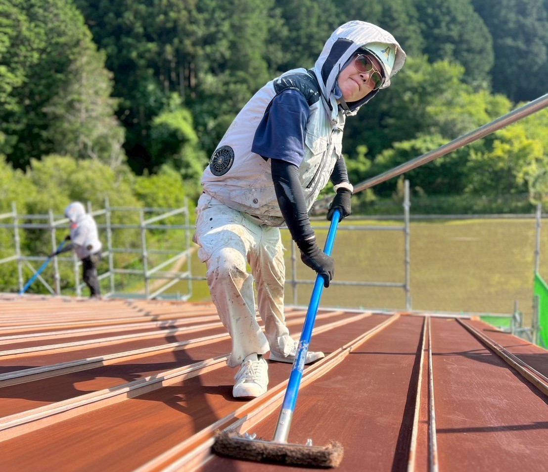 岡山県久米郡美咲町 屋根・外壁塗装工事🌈