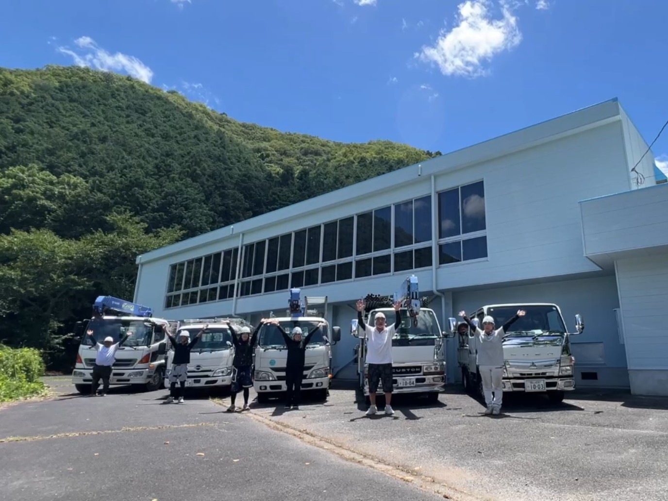 岡山県久米郡美咲町 足場仮設工事🌈