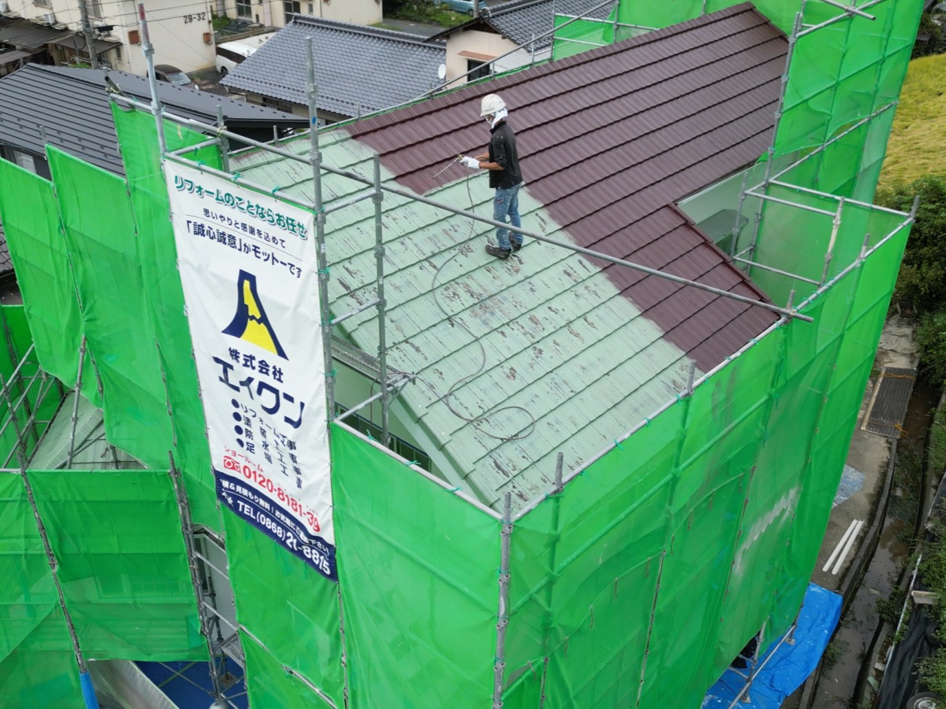 岡山県津山市 塗装工事🌈